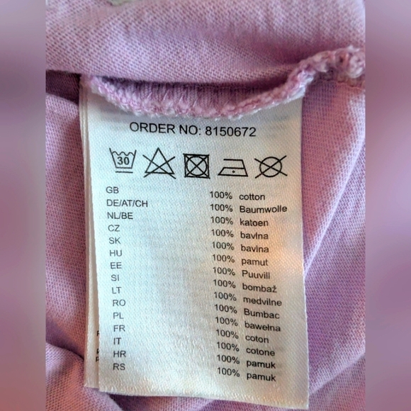 Dopo Dopo Girls Purple Shell Design T-Shirt Cotton Size 6-7 - Picture 4 of 6